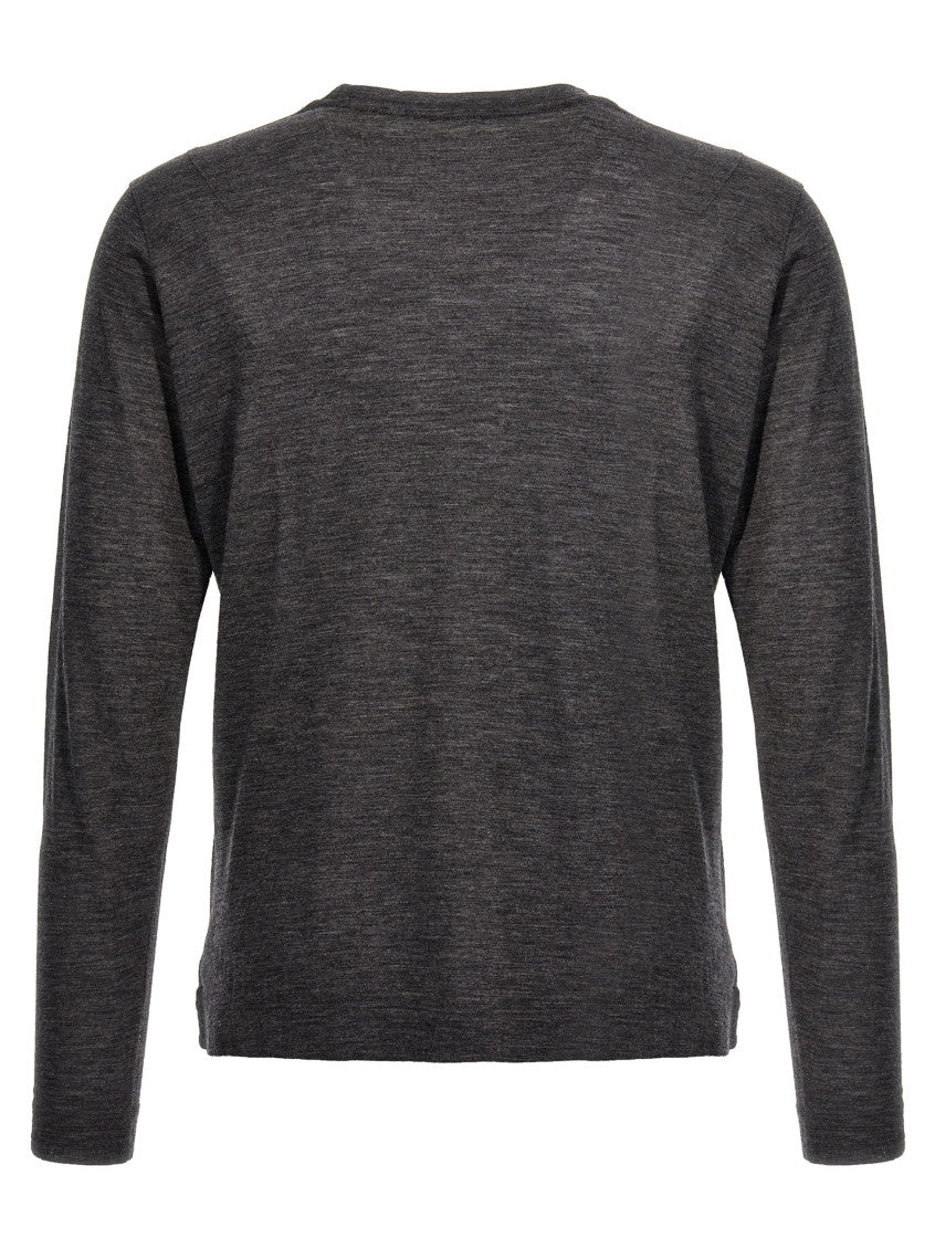 Grey Wool Sweater 2