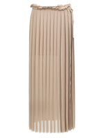 Beige 'Pleated' skirt 1