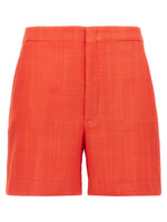 Red 'B-Elle' shorts 1
