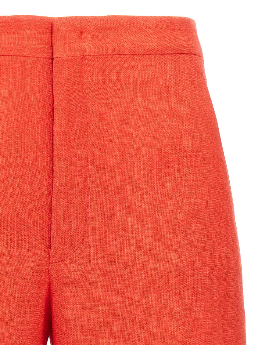 Red 'B-Elle' shorts 3