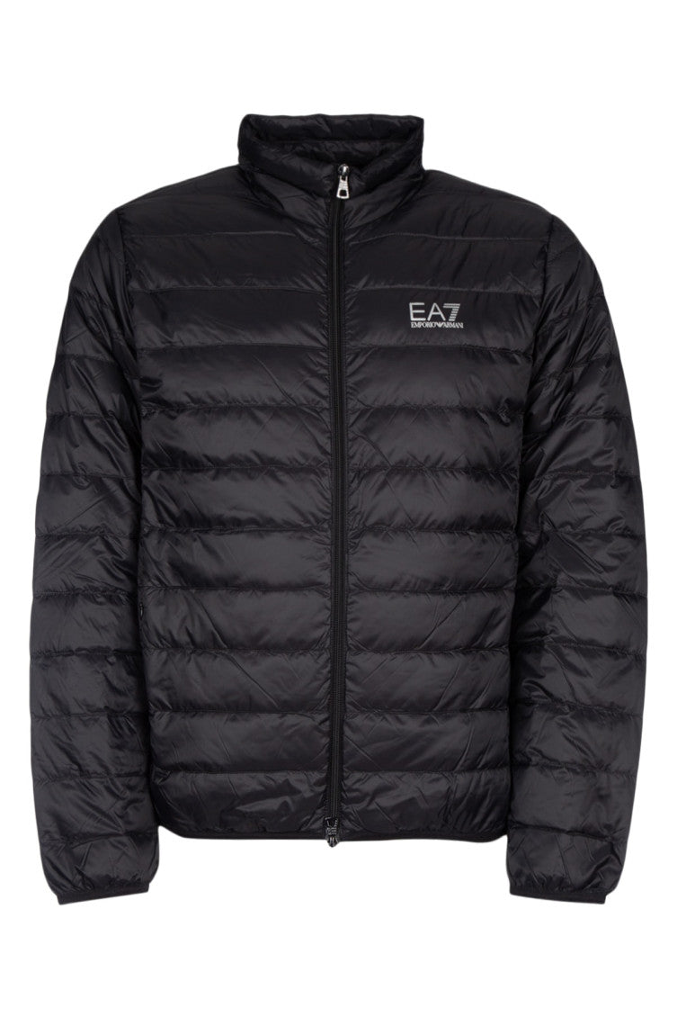 Black Logo Puffer Jacket 1