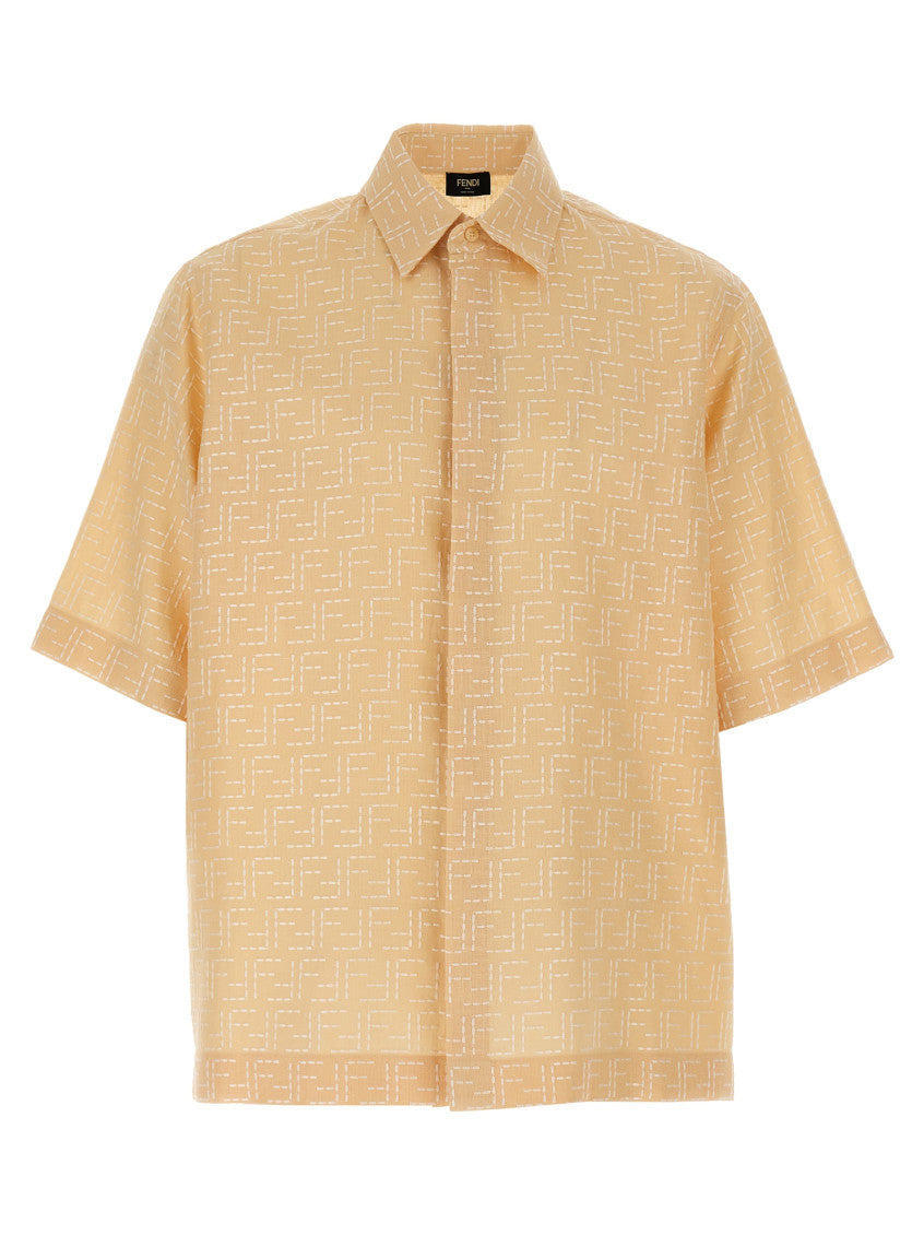 Yellow Bowling Shirt 1