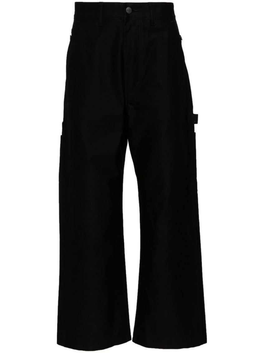 Black Logo trousers 1