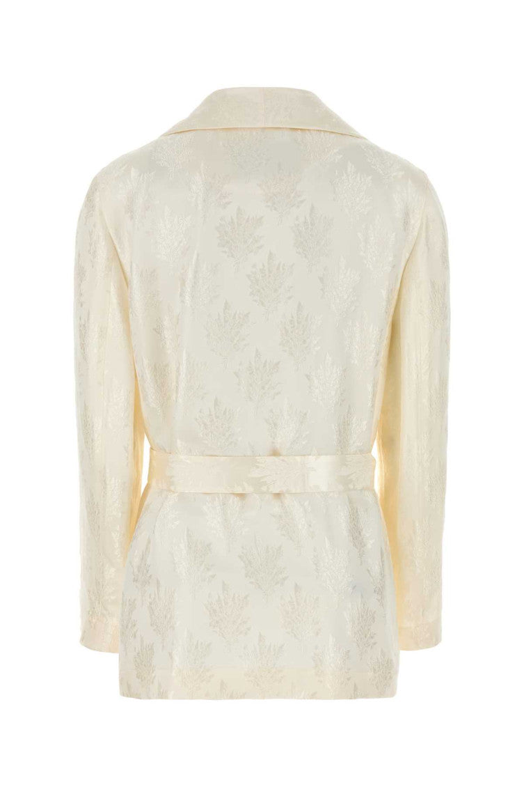 White silk blazer  2
