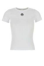 White Logo cotton t-shirt 1