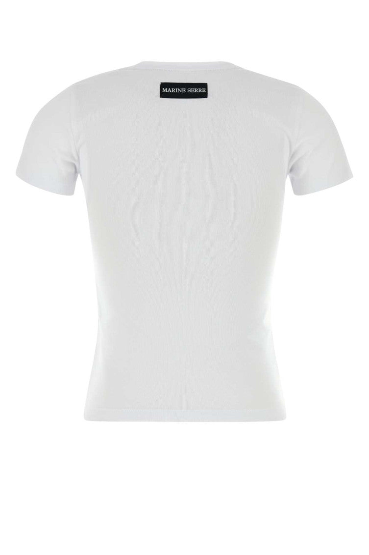 White Logo cotton t-shirt 2