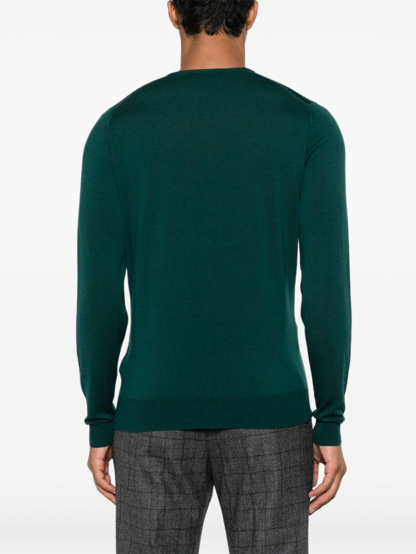 Dark Green Wool Jumper 2