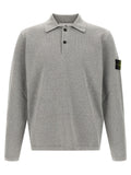 Grey Logo Patch Polo 1