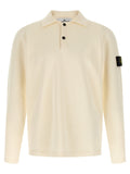 Beige Logo Patch Polo 1