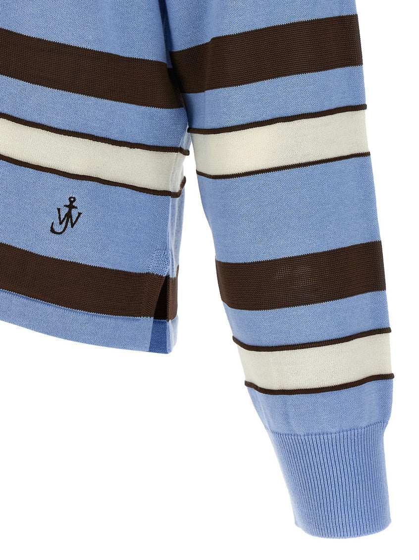 Multi Color Logo Striped Polo 4