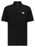 Black Logo Plate Polo 1
