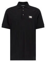 Black Logo Plate Polo 1