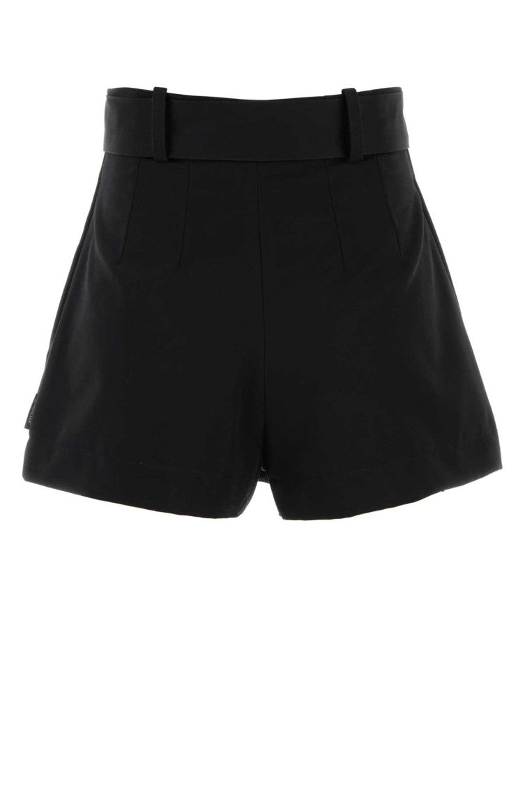 Black Gabardine Shorts 2
