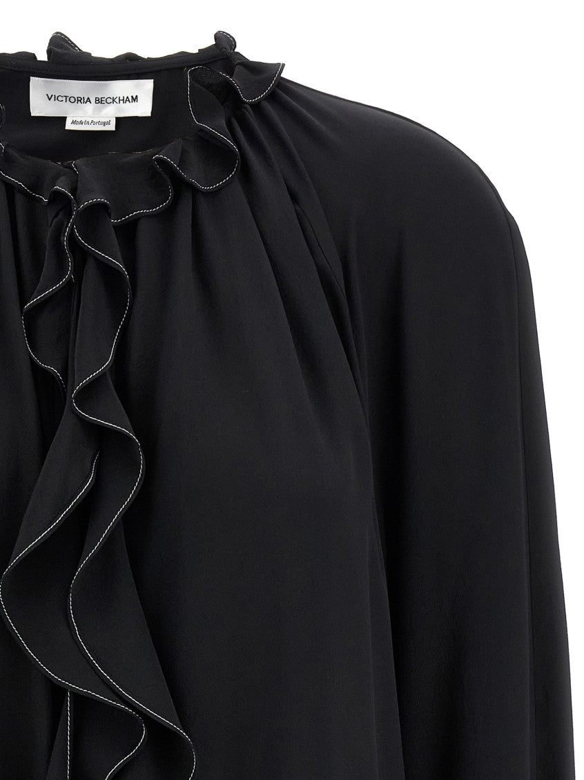 Black 'Ruffle' blouse 3