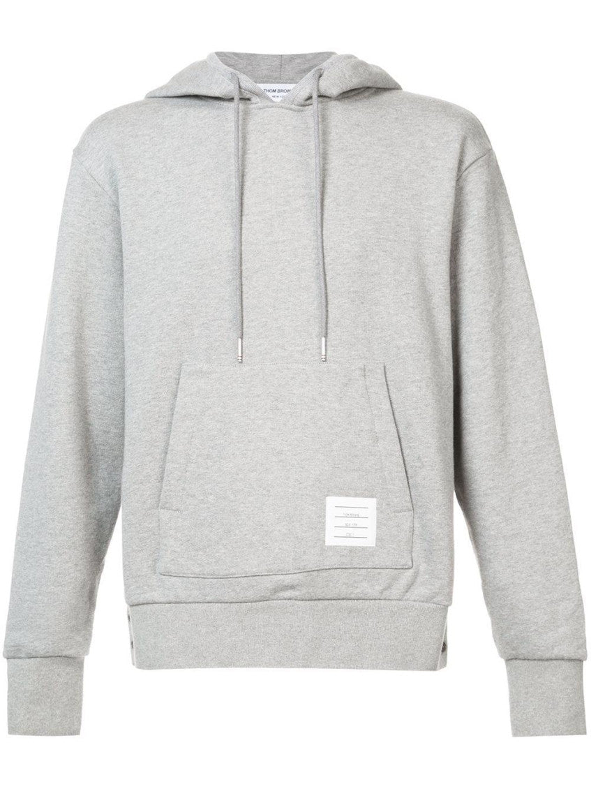 Light Grey Stripe Detail Hoodie 1