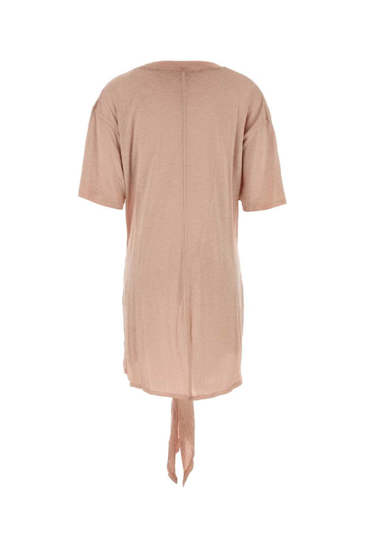 Light Pink Crew Neck logo Dress 2