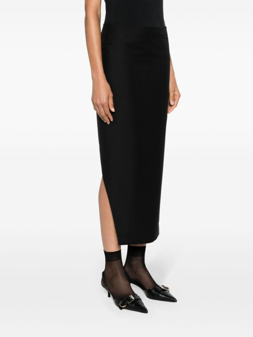 Black Wool skirt 8