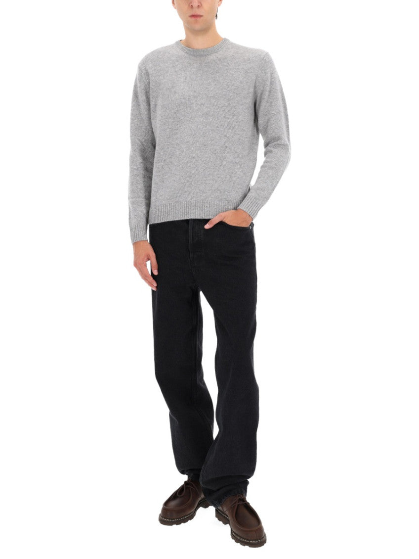 Grey Crew Neck Sweater 2
