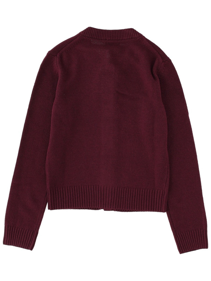 Brown Logo Round Neck Sweater 2