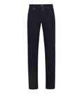 Navy Blue Solid Jeans 1
