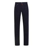 Navy Blue Solid Jeans 1