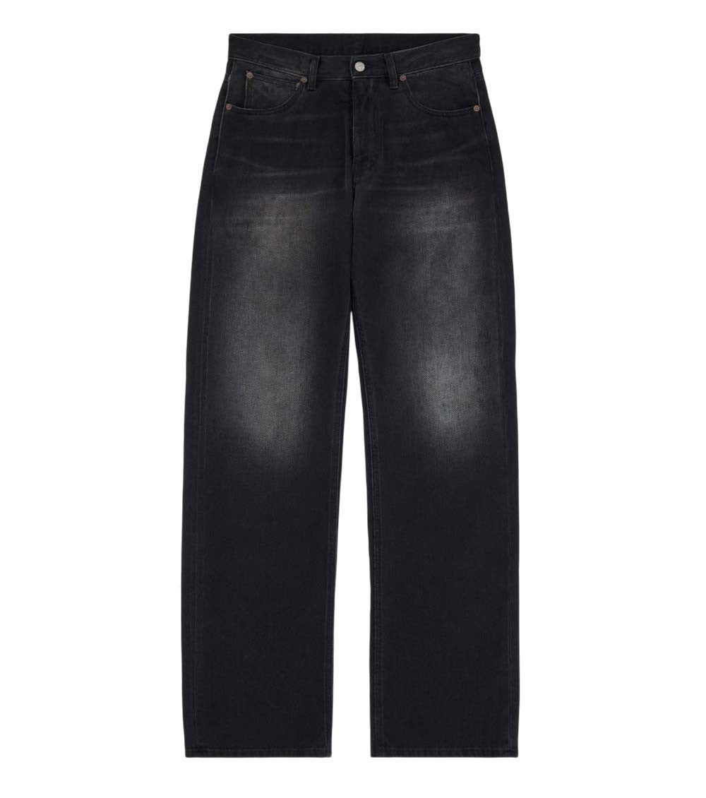 Black Mid Rise Jeans 1