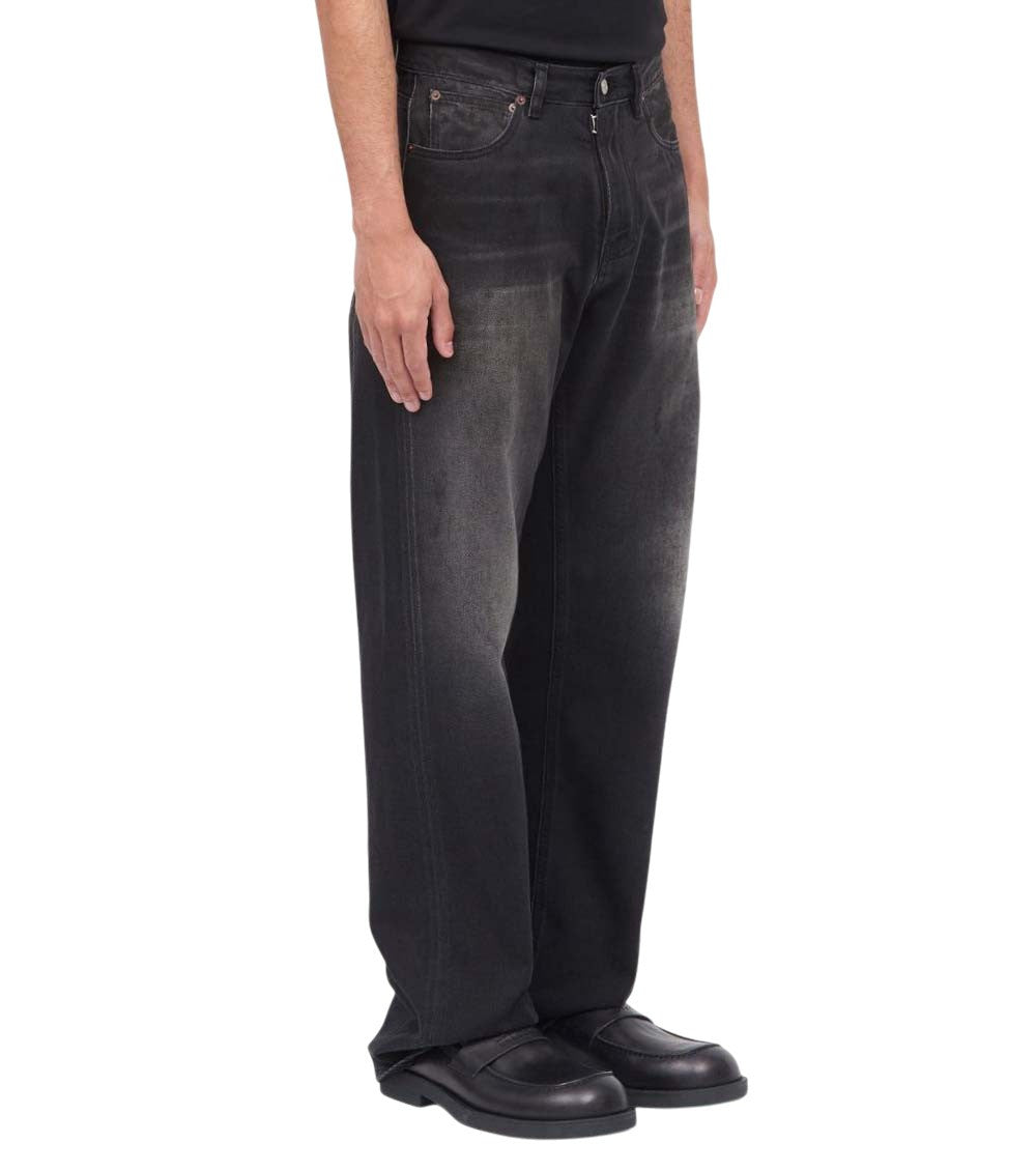 Black Mid Rise Jeans 4