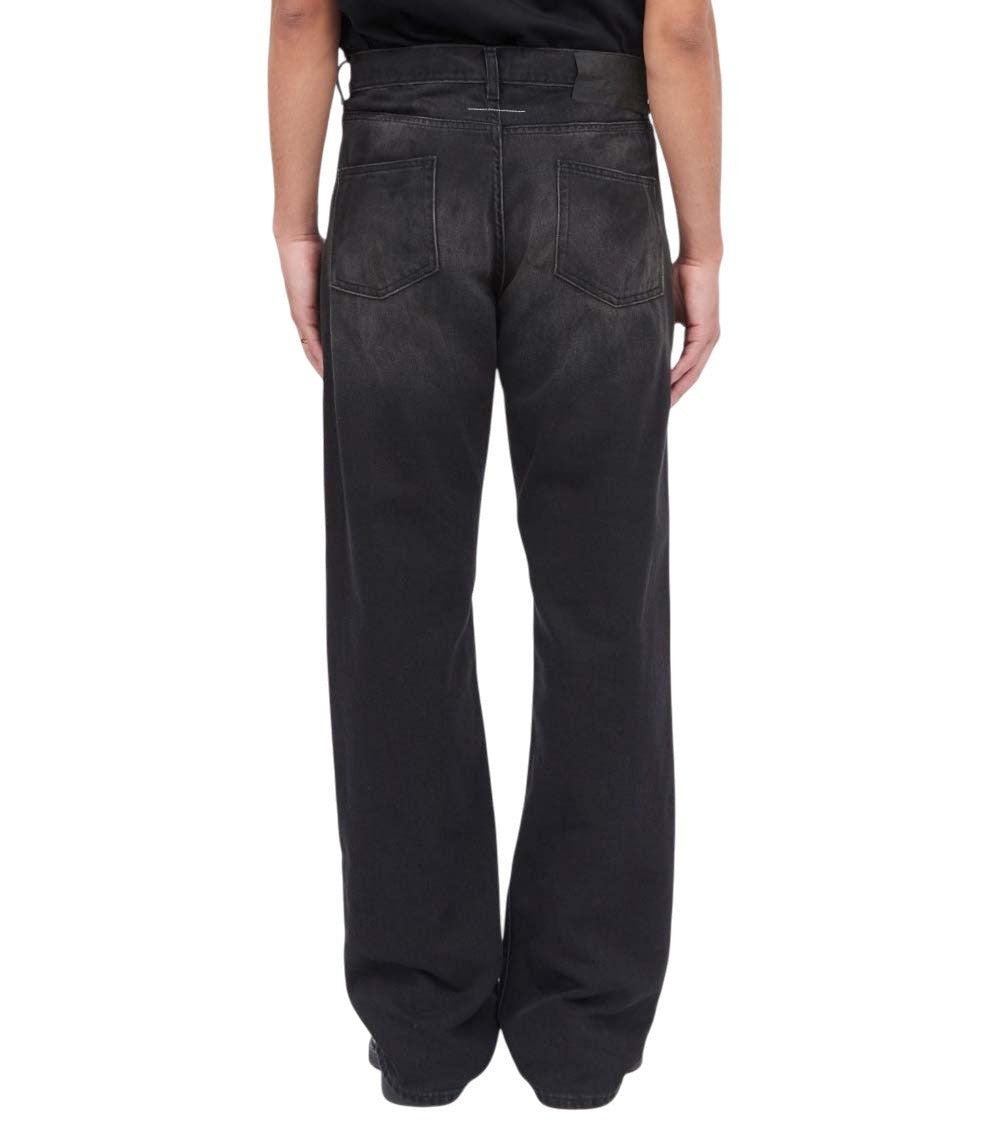 Black Mid Rise Jeans 5