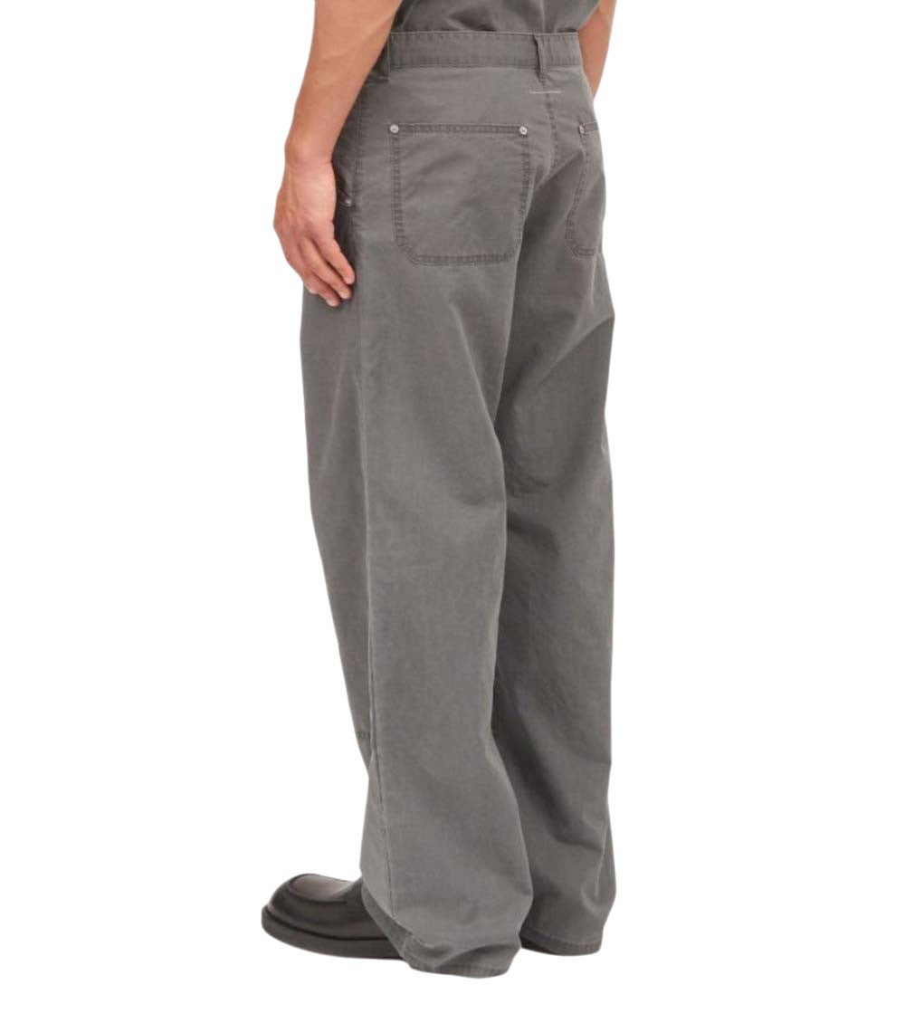 Grey Mid Rise Jeans 4