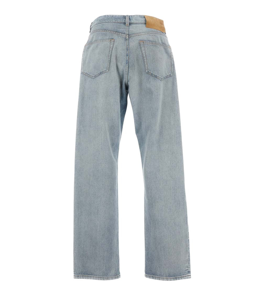Sky Blue Distressed Jeans 3