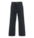 Dark Blue Mid Rise Jeans 1