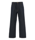 Dark Blue Mid Rise Jeans 1