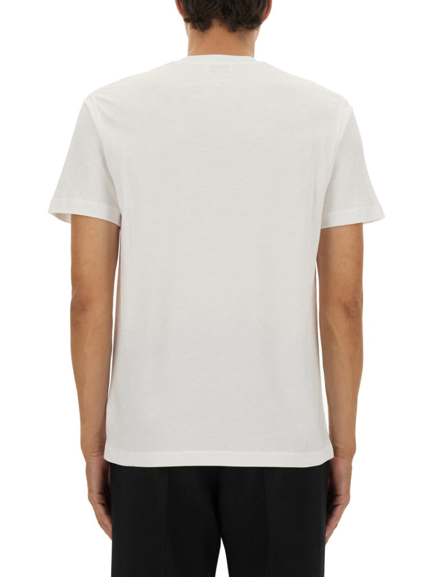 White Logo Crew Neck T-Shirt 3