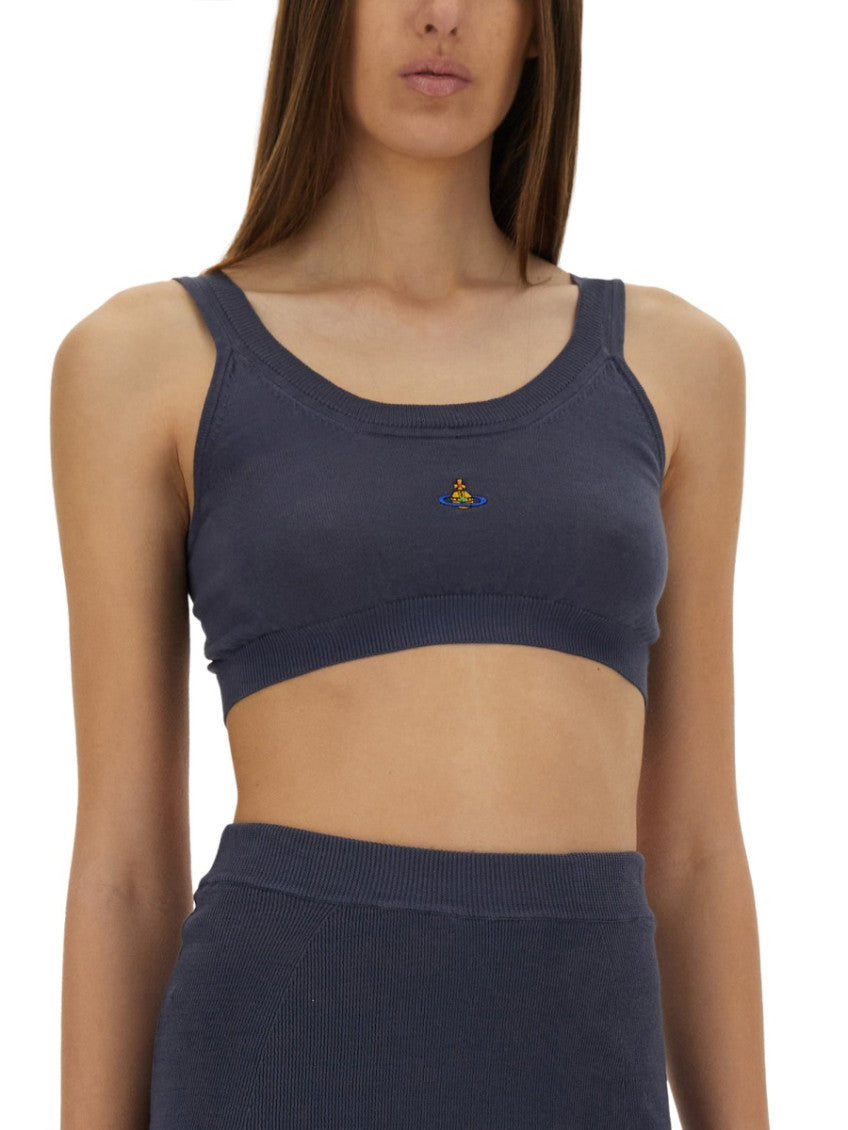 Purple Solid Scoop Neck Top 3