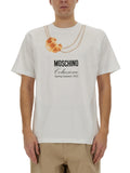 White Printed Crew Neck T-Shirt 1