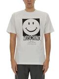 White Logo Crew Neck T-Shirt 1