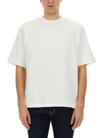 White Logo Crew Neck T-Shirt 1