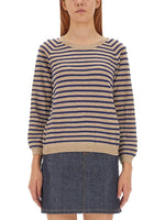 Multicolor Stripes Round Neck Sweater 1