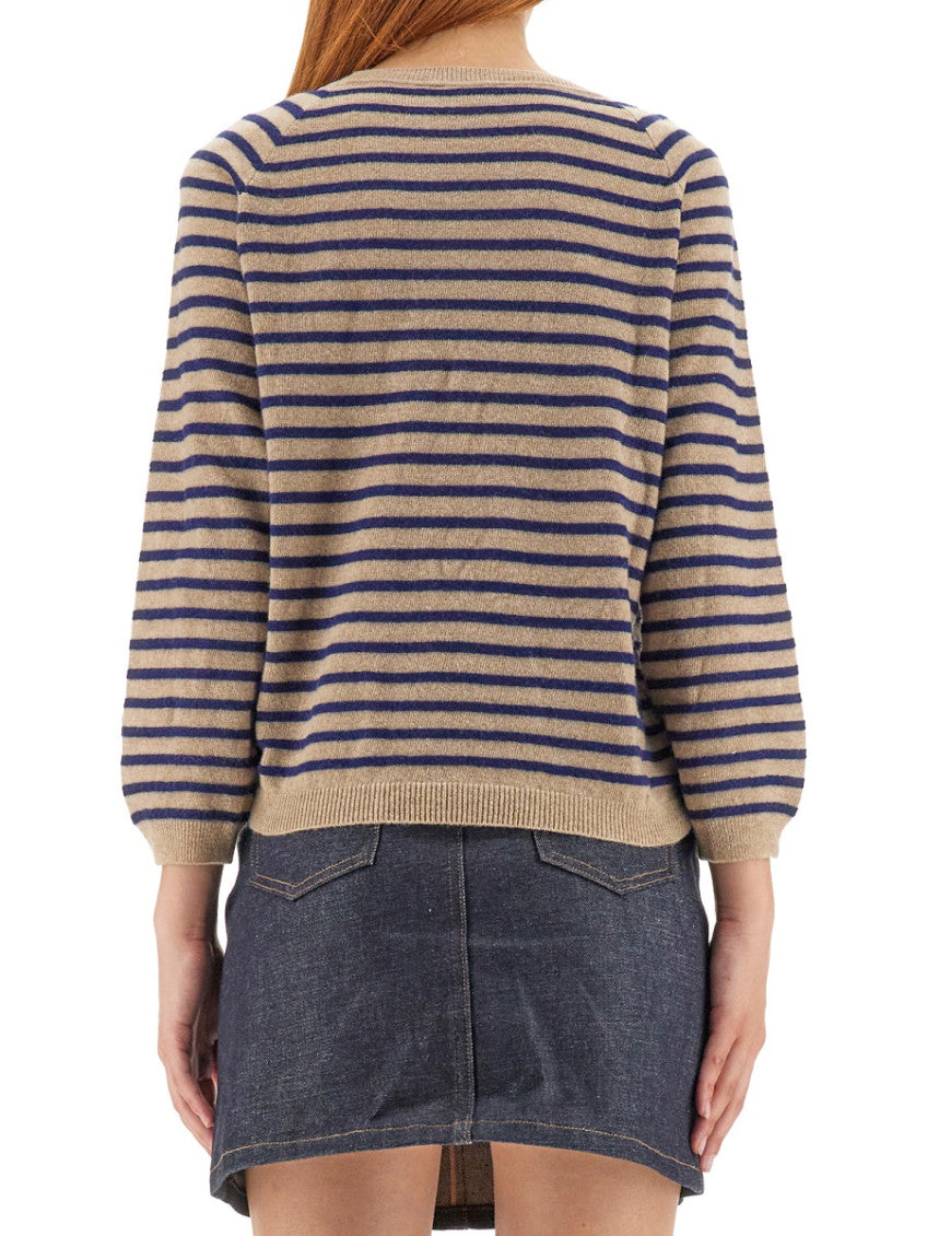 Multicolor Stripes Round Neck Sweater 3
