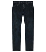 Dark Blue Mid Rise Jeans 1