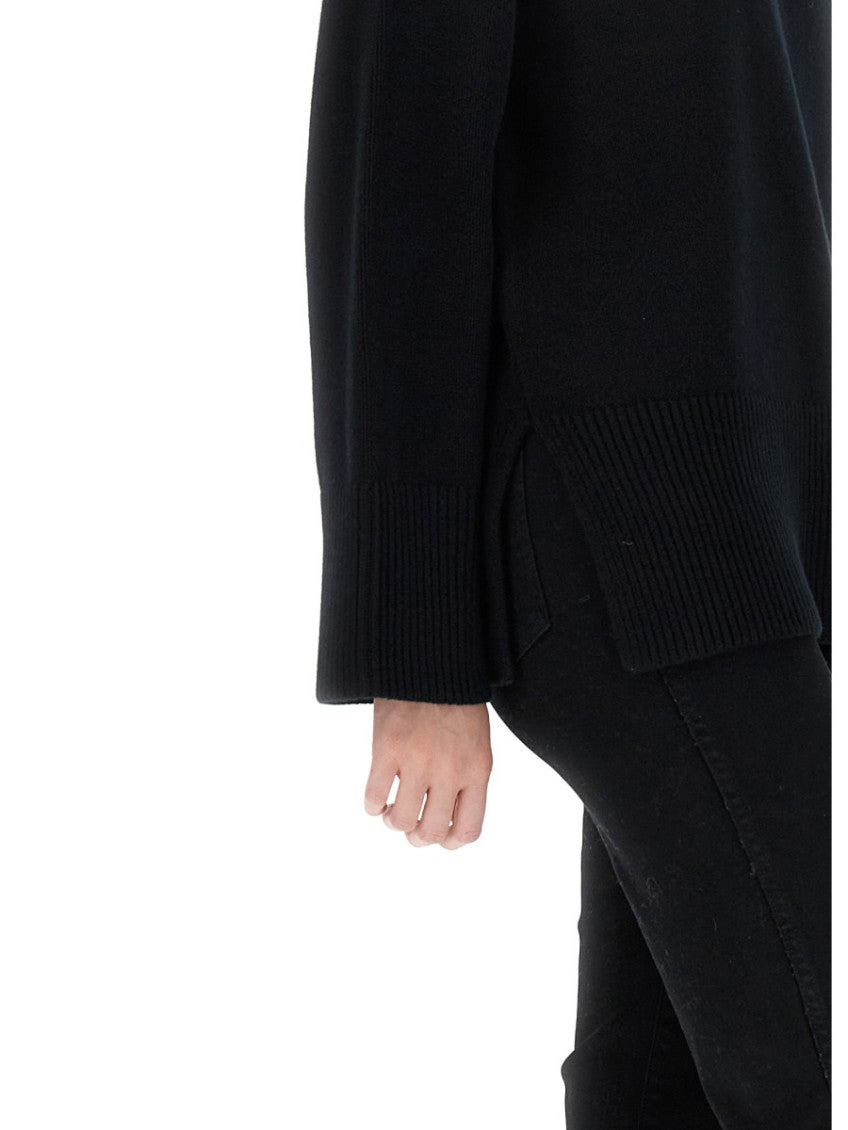Black Solid Turtle Neck Sweater 4