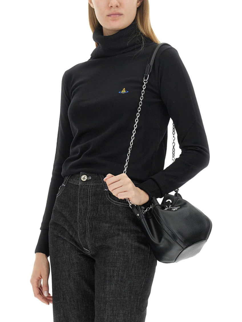 Black Solid Turtle Neck Sweater 4