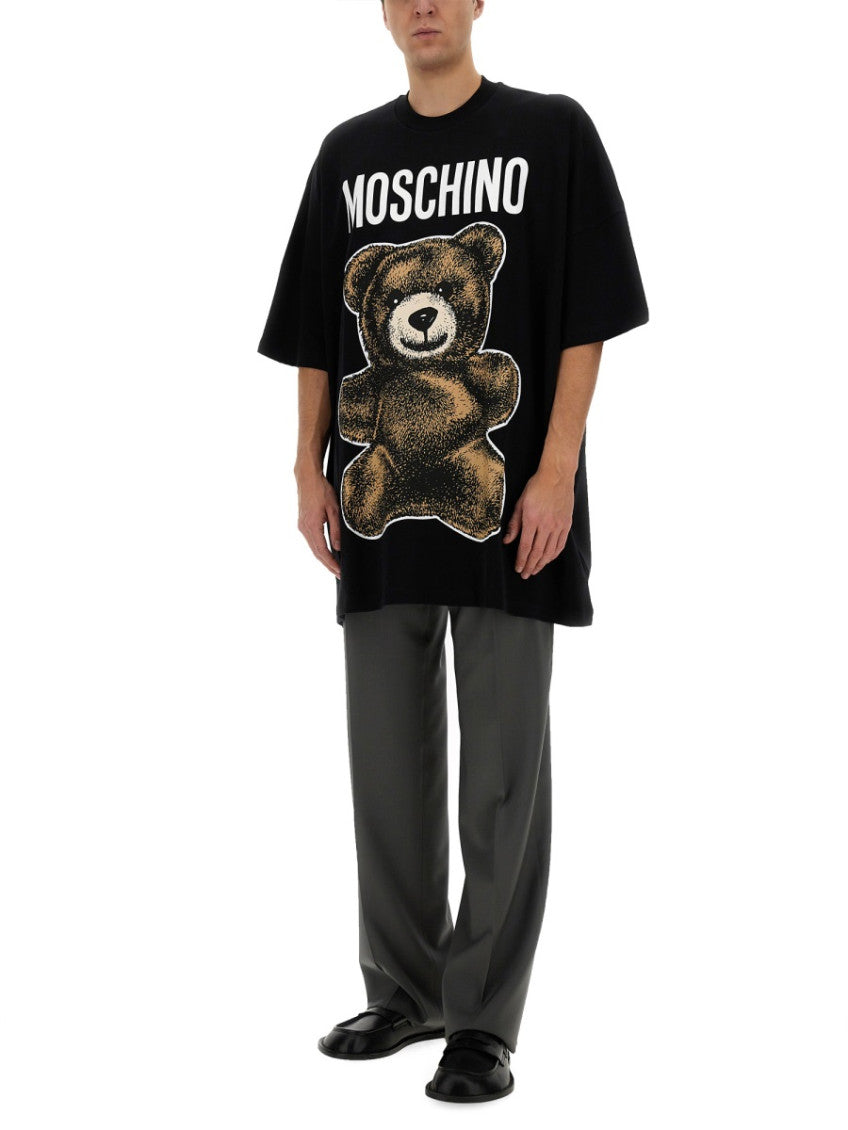 Black Graphic Crew Neck T-Shirt 2