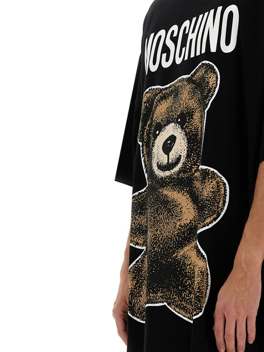 Black Graphic Crew Neck T-Shirt 4