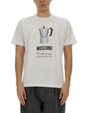 White Graphic Crew Neck T-Shirt 1