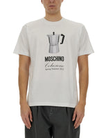 White Graphic Crew Neck T-Shirt 1