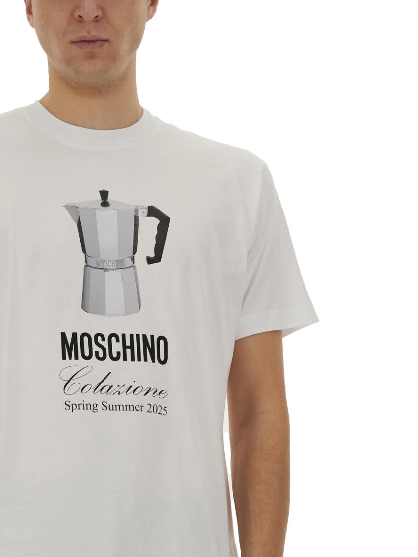 White Graphic Crew Neck T-Shirt 4