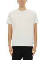 White Solid Crew Neck T-Shirt 1