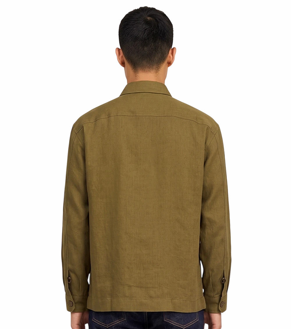 Green Regular Solid Shirt 2
