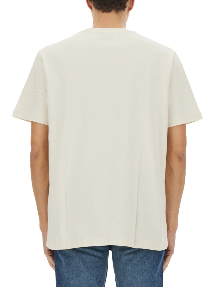 White Logo Crew Neck T-Shirt 2